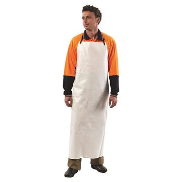 PVC Apron 90cm x 120cm - White - Kiwi Workgear